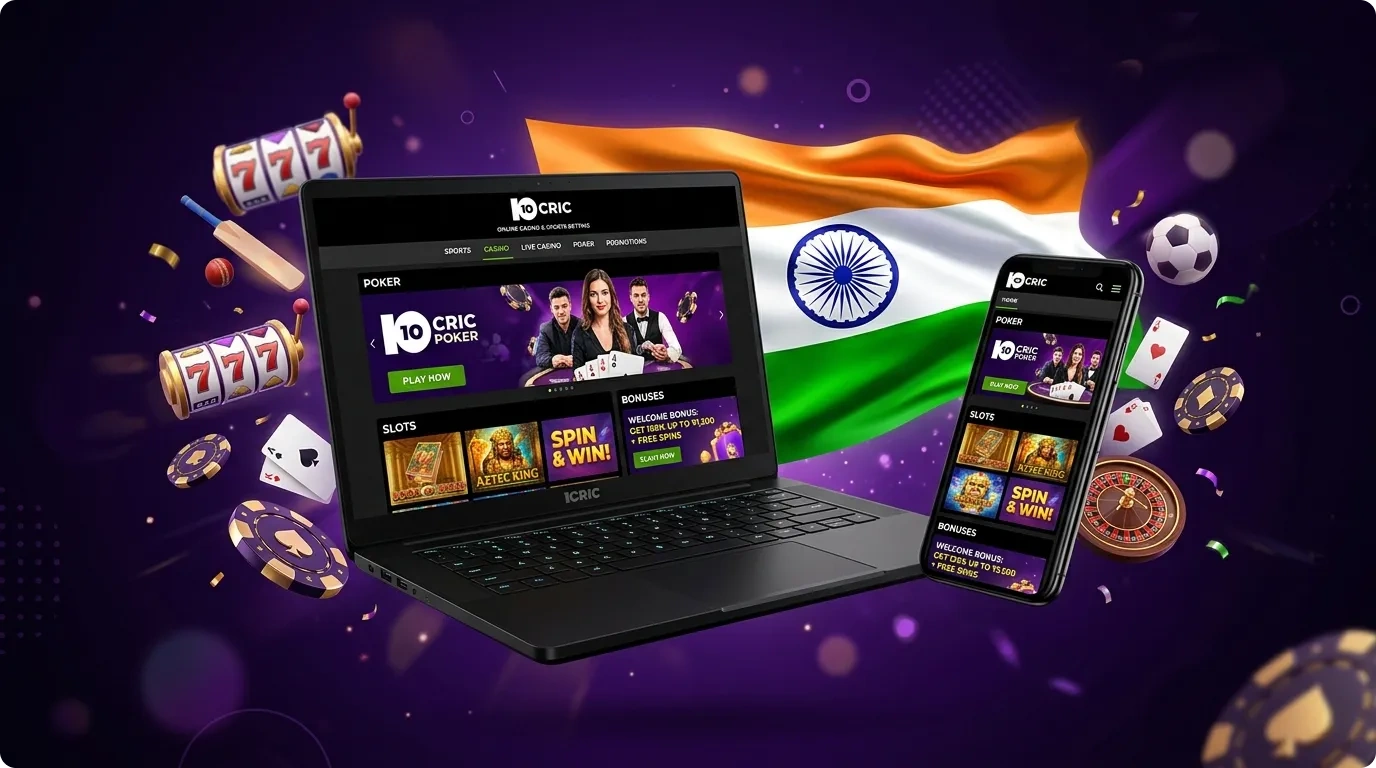 10CRIC Offers Sports Betting and Casino Games for Indian Players